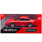 Машинка металлическая Uni-Fortune RMZ City 1:43 Porsche 911 Turbo, без механизмов (цвет красный)