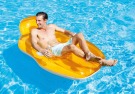 Матрас-лодка надувной INTEX CHILL 'N FLOAT LOUNGES желтый, 163*104 см