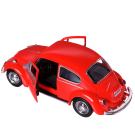 Машина металлическая RMZ City серия 1:32 Volkswagen Beetle 1967, красный матовый цвет, двери открываются