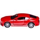 Машинка металлическая Abtoys АвтоСити 1:36 Седан купе инерционный с открывающими передними дверцами красный свет звук