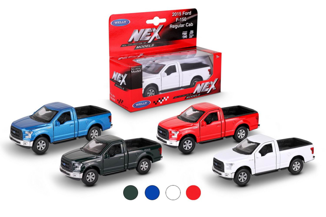 Машинка Welly 1:38 FORD F-150 REGULAR CAB цвета в ассортименте | купить,  цена, отзывы