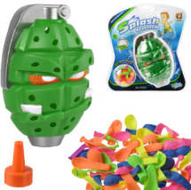 Игрушка заводная Junfa Зеленая граната в наборе с 50 водяными бомбочками