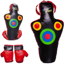 Набор боксерский Junfa: груша с мишенями и перчатки, 64х14,5х32см
