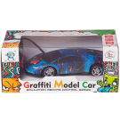 Машинка на радиоуправлении JUNFA Graffiti Model 1:24, синяя, 23х12х9,5 см