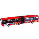 Автобус Junfa металлический, красный, 26x7x6,5