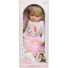 Кукла Junfa в белой кофте и розовой юбке 55 см