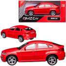 Машинка металлическая Uni-Fortune RMZ City 1:43 BMW X6 , без механизмов, цвет красный