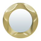 Зеркало QWERTY декоративное Гавр, D 25 см, серебро