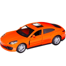 Машинка металлическая Abtoys АвтоСити 1:36 Седан купе инерционный с открывающими передними дверцами оранжевый свет звук