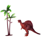 Игровой набор ABtoys Юный натуралист Фигурки динозавров 7 штук
