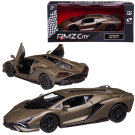 Машина металлическая RMZ City серия 1:32 Lamborghini Sian, инерционная, оливковый цвет