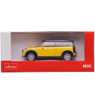 Машина металлическая 1:43 MINI CLUBMAN, цвет желтый