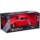 Машина металлическая RMZ City серия 1:32 Volkswagen Beetle 1967, красный матовый цвет, двери открываются