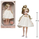 Кукла Junfa в белом платье 25 см