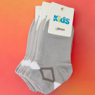 Набор детских носков для мальчика 5 пары с рисунком размер 16-18 серые