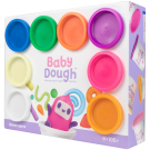 Тесто для лепки BabyDough 8 цветов яркие