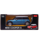 Машина р/у 1:18 Minicooper S, цвет синий 2.4G