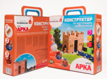 Конструктор Построй и играй! Briсkmaster "АРКА" из настоящих кирпичиков (163 деталей)