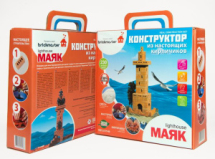 Конструктор Построй и играй! Briсkmaster "МАЯК" из настоящих кирпичиков (230 деталей)