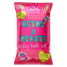 Шар бурлящий Laboratory KATRIN Candy bath bar "Detox & Update" Соль для ванн шипучая двухцветная 100 г