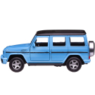 Машинка металлическая Uni-Fortune RMZ City серия 1:32 Mercedes Benz G63 AMG, инерционная, цвет матовый голубой, двери открываются