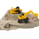 Игровой набор Космический песок с машинками бульдозер и экскаватор 2кг песочный