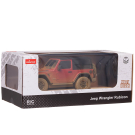 Машина р/у 1:24 JEEP Wrangler Rubicon-Muddu version, красный. Модель с эффектом загрязнения.