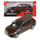 Машинка металлическая Uni-Fortune RMZ City 1:43 Volkswagen Touareg, без механизмов, 2 цвета (синий/коричневый)