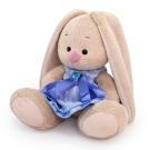 Мягкая игрушка BUDI BASA Зайка Ми в голубом платье с бантом (малыш) 15 см