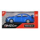 Машинка металлическая Uni-Fortune RMZ City 1:43 Subaru WRX STI без механизмов, 2 цвета (синий/красный), 10,10х4,06х3,34 см