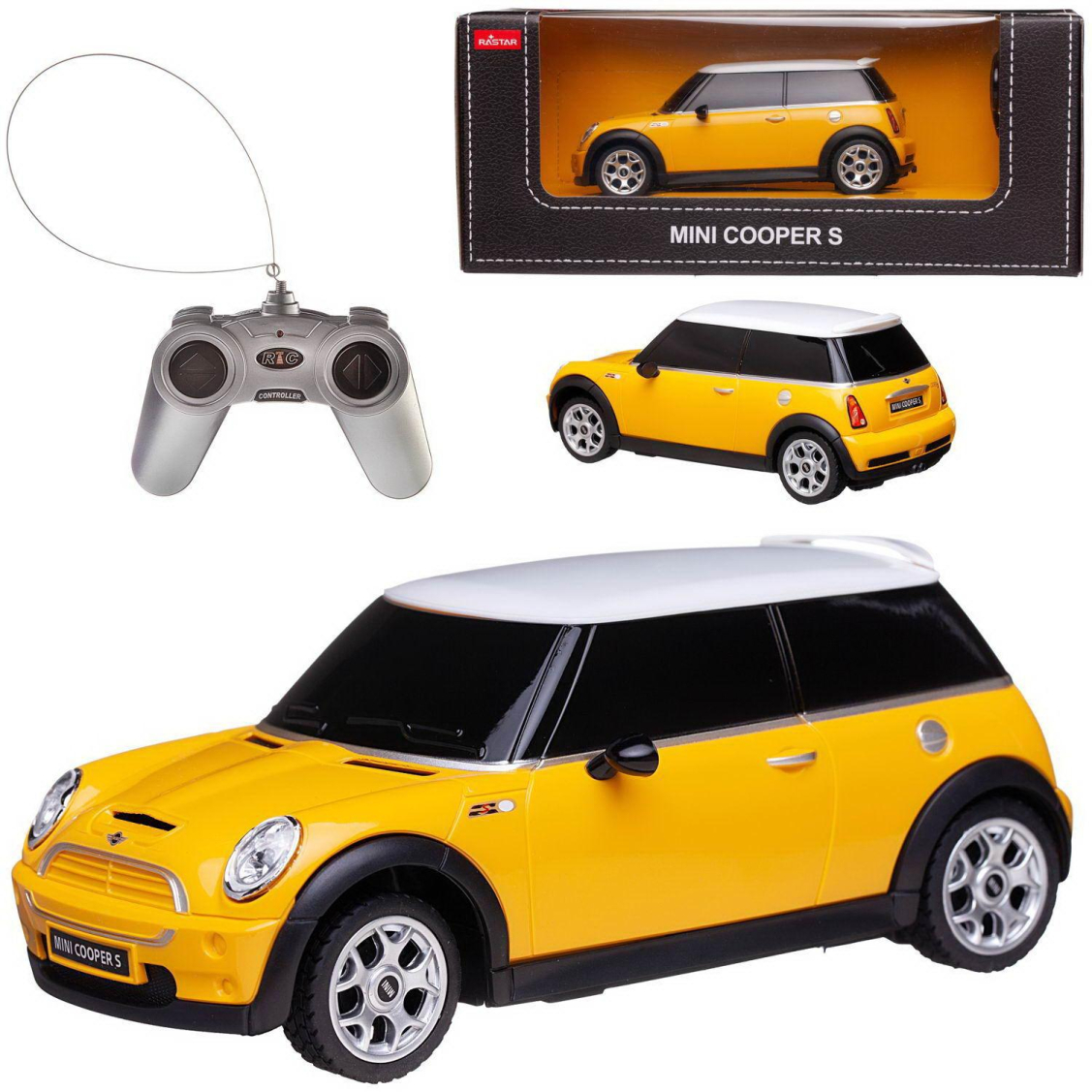 Машина р/у 1:24 MINI COOPER S, цвет жёлтый | купить, цена, отзывы