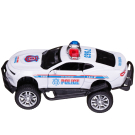 Машинка Junfa Полицейский джип 1:32 металлический с открывающимися дверцами инерционный белый