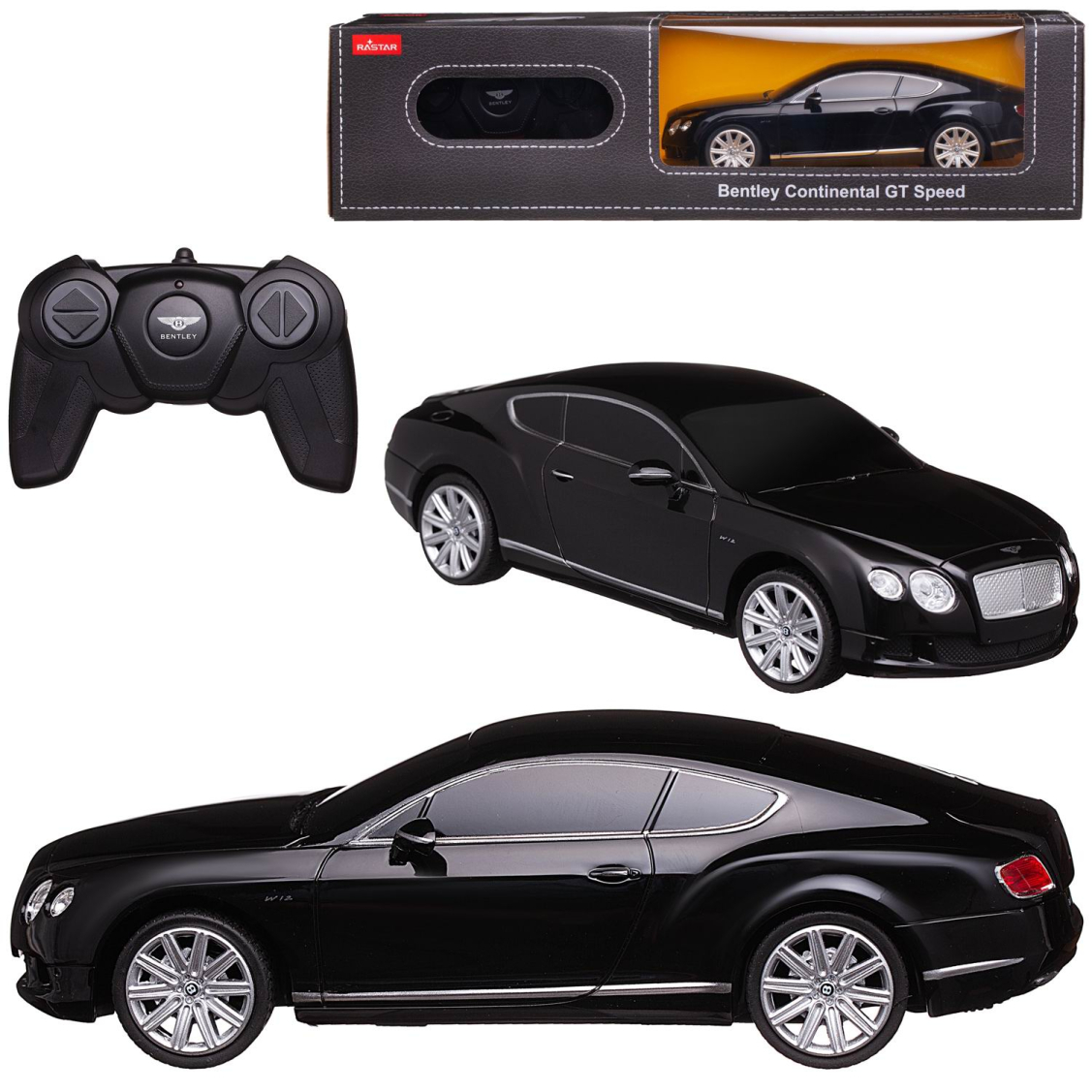 Машина р/у 1:24 Bentley Continental GT speed, цвет чёрный 2.4G | купить,  цена, отзывы