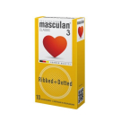 Презервативы Masculan 3 classic Ribbed+Dotted №10 С колечками и пупырышками
