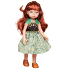 Кукла ABtoys Времена года Сказочная девочка в зеленом платье 33 см