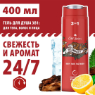 Old Spice Гель для душа и шампунь BearGlove 3в1 400мл