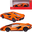 Машина металлическая 1:43 scale Lamborghini Sian, цвет оранжевый