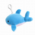 Мягкая игрушка Abtoys Supersoft mini акула, 7см с пластиковым карабином