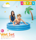 Бассейн надувной детский INTEX Crystal Blue Pool (Кристально-голубой) от 2-х лет 114х25см