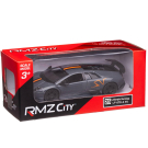 Машина металлическая RMZ City серия 1:32 Lamborghini LP670-4 Murcielago, инерционный, серый цвет, полоса (Special Edition), двери открываются