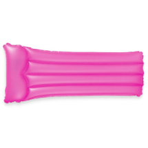 Матрас надувной INTEX Neon Frost Air Mats неоновый розовый, 183x76 см
