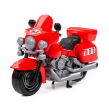 Мотоцикл ПОЛЕСЬЕ полицейский "Харлей" красный, 27,5х12х19,5 см