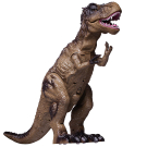 Динозавр Junfa на р/у Тиранозавр Рекс, зеленый, пускает пар, звук, свет