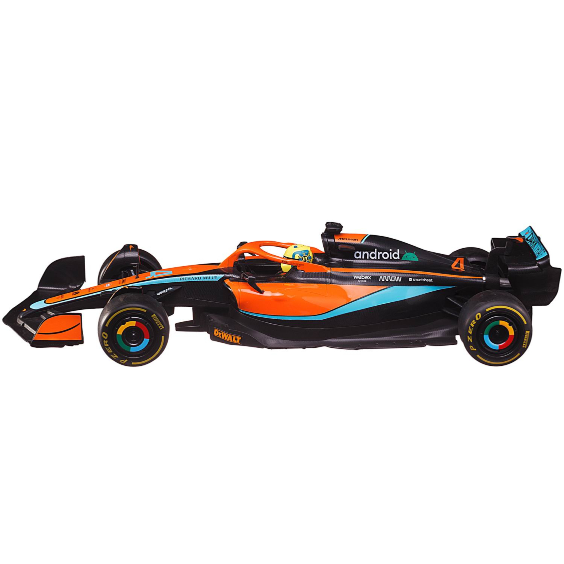 Машина р/у 1:12 Формула 1, McLaren F1 MCL36, 1:14 , 2,4G, цвет оранжевый,  комплект стикеров., 47*17*10