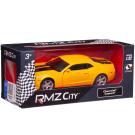 Машина металлическая RMZ City серия 1:32 Chevrolet Comaro 2010, желтый матовый цвет, двери открываются