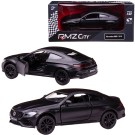 Машина металлическая RMZ City серия 1:32 Mercedes-Benz C63 S AMG Coupe 2019, инерционная, цвет черный матовый, двери открываются