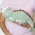 Мягкая игрушка ABtoys Knitted. Хамелеон вязаный, 34см