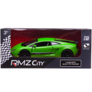 Машинка металлическая Uni-Fortune RMZ City серия 1:32 Lamborghini Gallardo LP570-4 Superleggera, инерционная, зеленый матовый цвет, двери открываются