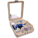 Набор для опытов EASTCOLIGHT с микроскопом в чемоданчике, синий