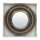 Зеркало QWERTY декоративное Дижон, D 25 см, бронза